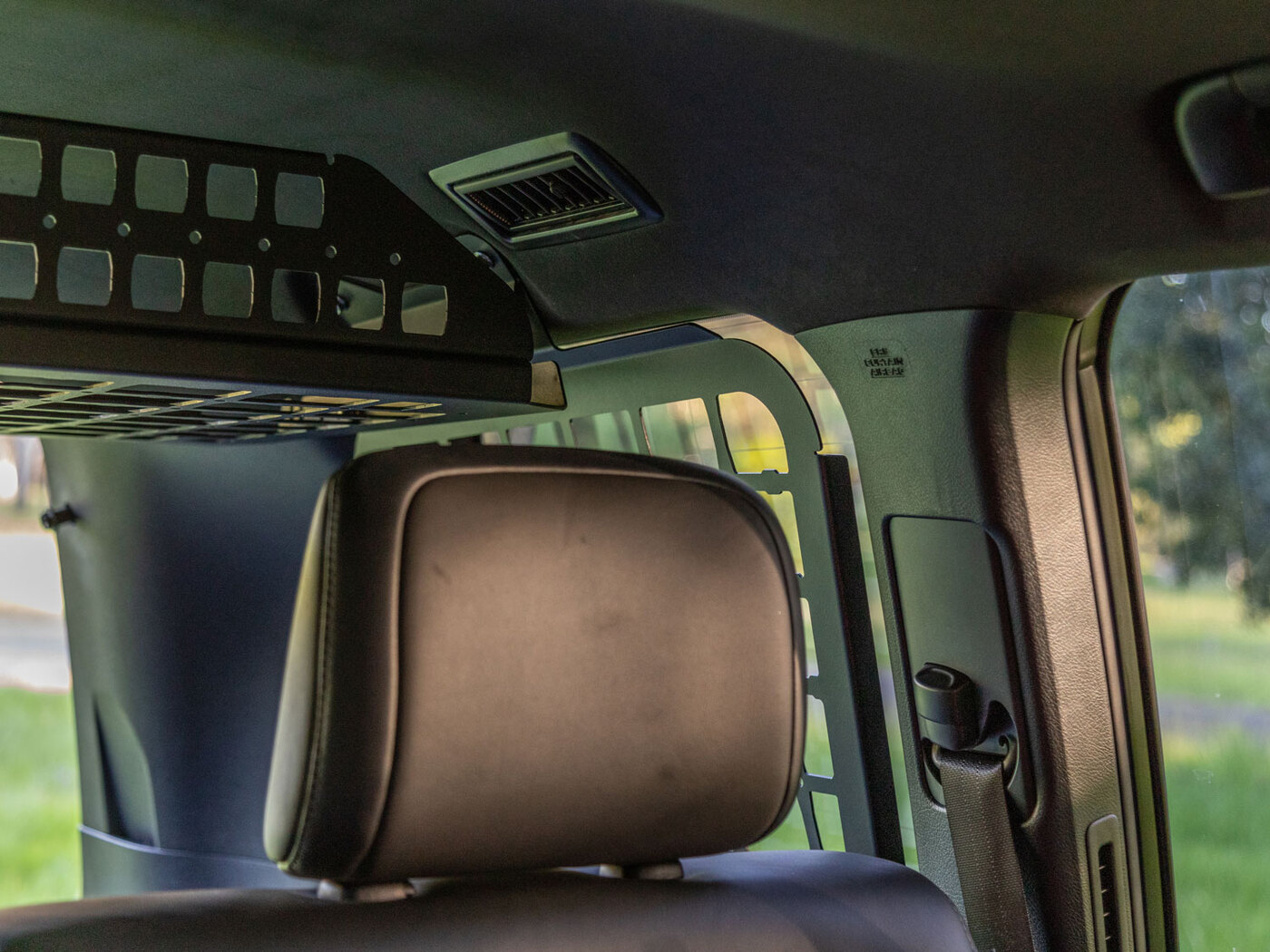 Standalone Rear Roof Shelf to suit Toyota LandCruiser LC200 [With Large Side Molle Panels]