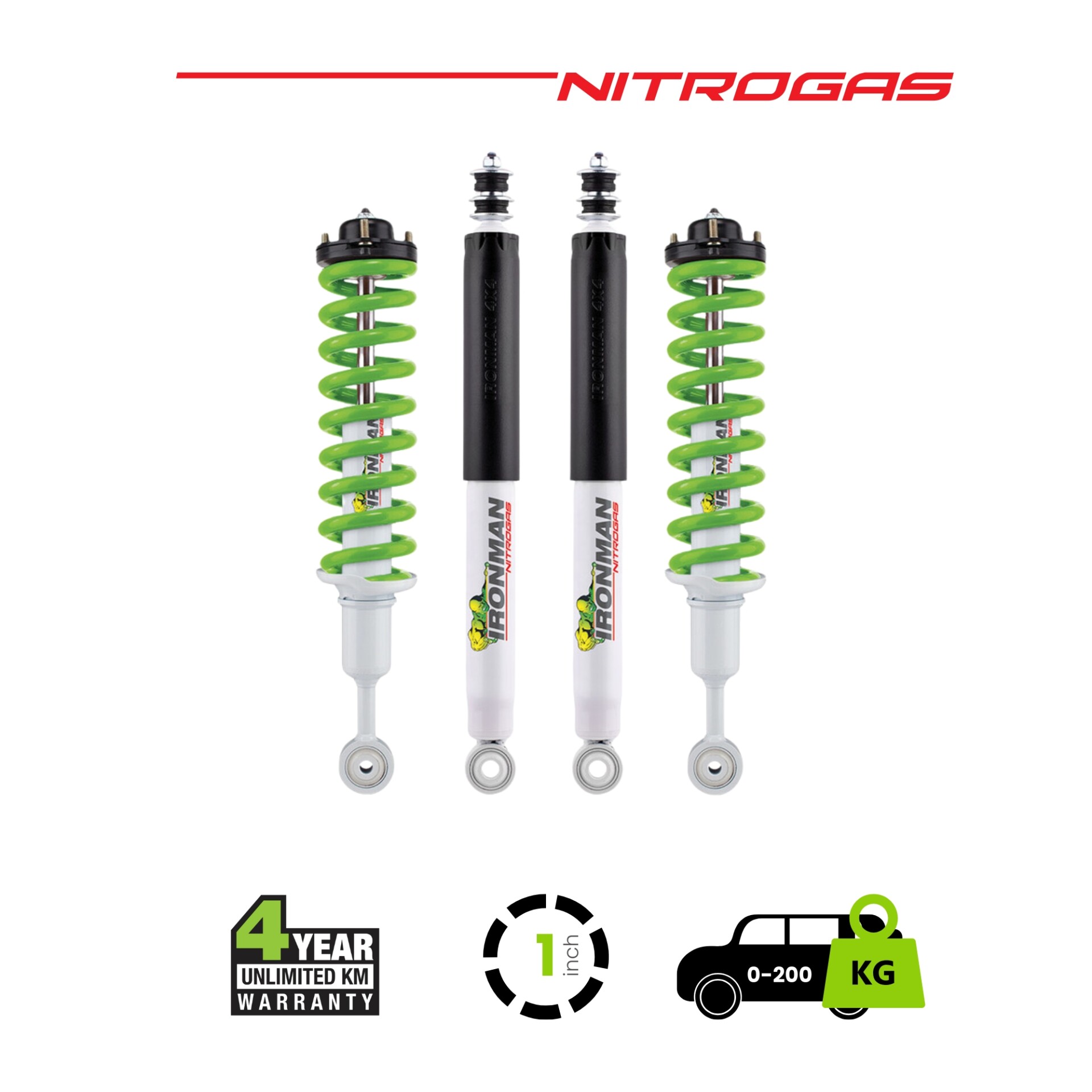 LC200 1 Inch Nitrogas Kit – 0-200