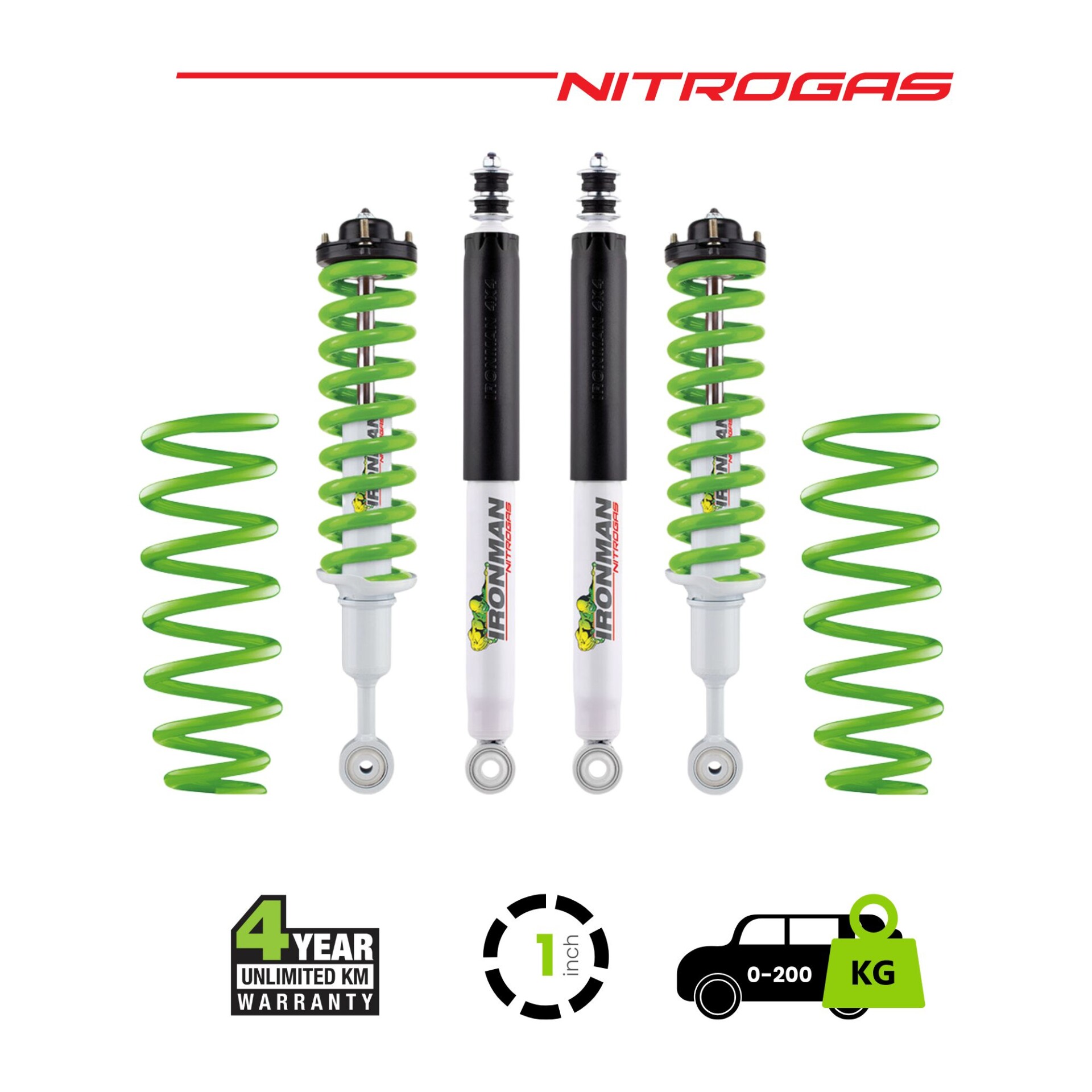 LC200 1 Inch Nitrogas Kit – 0-200
