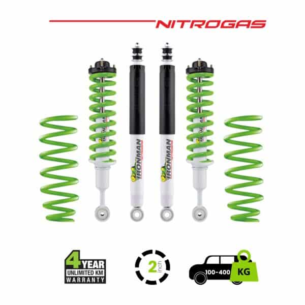 LC200 2 Inch Nitrogas Kit – 100-400 Rear Medium with Accessories