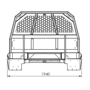 LC79 Double Cab TRAY & CANOPY
