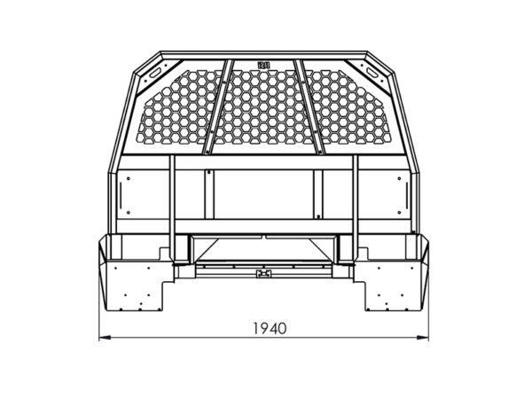 LC79 Double Cab TRAY & CANOPY