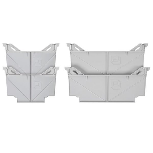 Locking tab drawer dividers combo package – (2) narrow & (2) wide