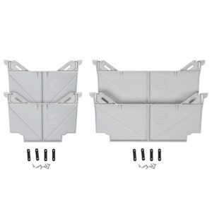 Locking tab drawer dividers combo package – (2) narrow & (2) wide