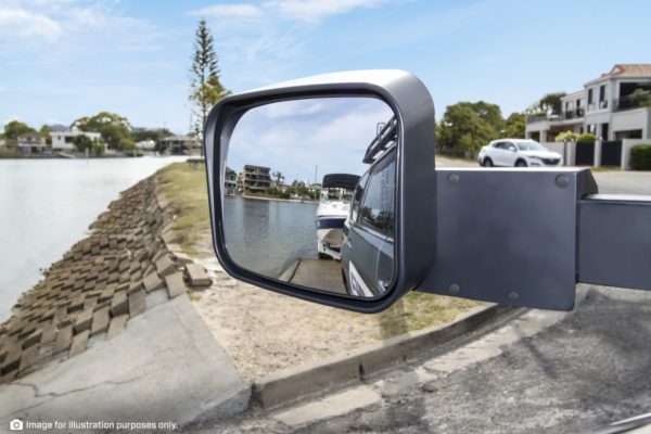 LC70/LC76/LC78/LC79 TOWING MIRRORS (BLACK, ELECTRIC, INDICATORS, BIG BASE) 1984-CURRENT