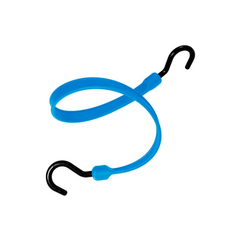 36″ Bungee Polystrap WITH OVERMOLDED NYLON ENDS, Blue