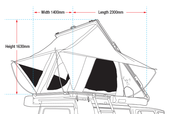 ORION 1400 ROOFTOP TENT