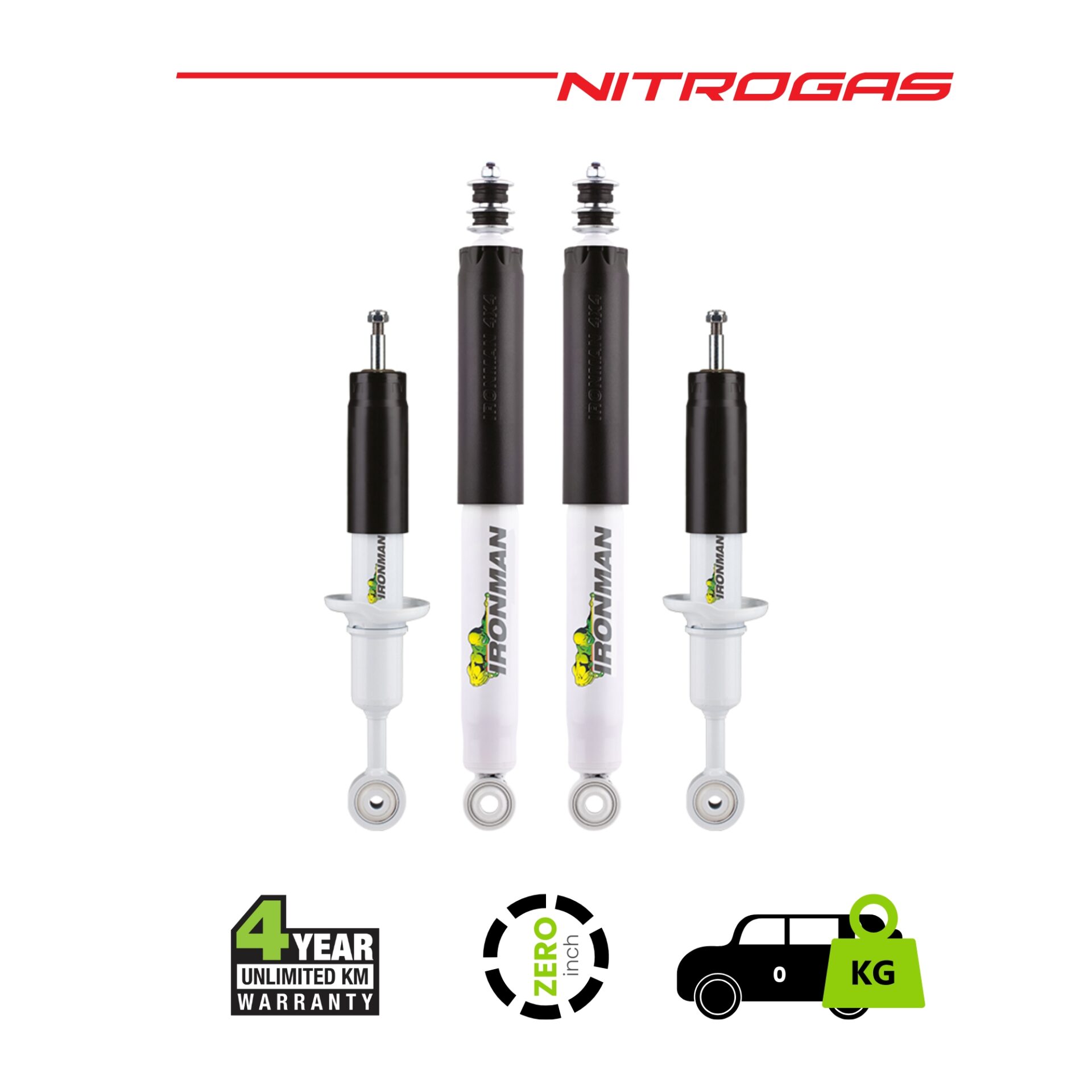 Prado 150 Standard Height Nitrogas Kit