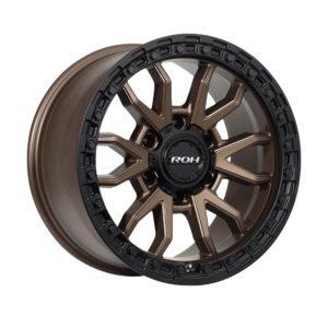 HILUX (17X9) RAID MATT BLACK BRONZE 4x ALLOY WHEELS (6/139) +12