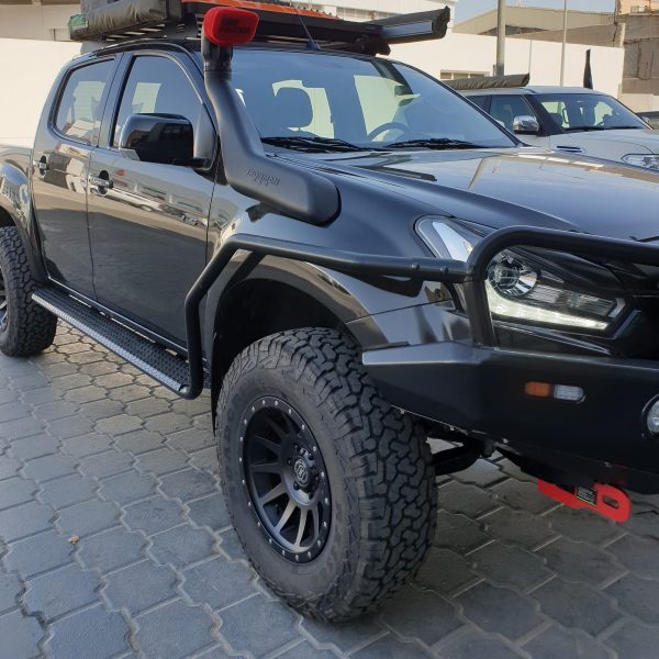 ISUZU D-MAX 2012-2019 STEEL SIDE STEPS & RAILS