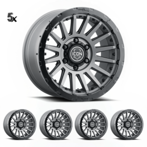 SILVERADO/SUBURBAN/SIERRA 1500 (17×8.5) 4x RECON SLX CHARCOAL 6×5.5 (0 OFFSET)