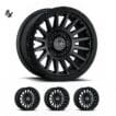 LC300 (17x8.5) 4x RECON PRO SATIN BLACK 6x5.5 +25 OFFSET