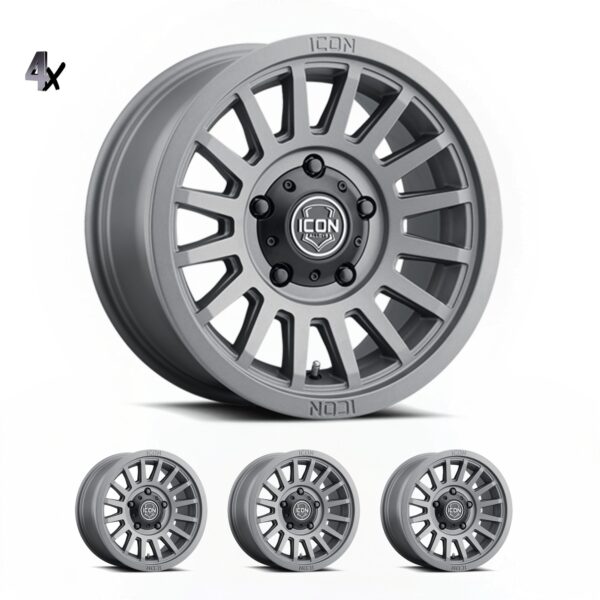 LC300 (17×8.5) 4x RECON SLX CHARCOAL 6×5.5 +25 OFFSET
