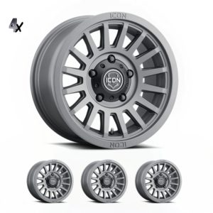 SILVERADO/SUBURBAN/SIERRA 1500 (17×8.5) 4x RECON SLX CHARCOAL 6×5.5 (0 OFFSET)