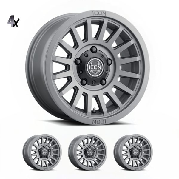 SILVERADO/SUBURBAN/SIERRA 1500 (17×8.5) 4x RECON SLX CHARCOAL 6×5.5 (0 OFFSET)