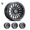 LC300 (17x8.5) 4x RECON SLX SATIN BLACK 6x5.5 +25 OFFSET