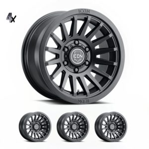 SILVERADO/SUBURBAN/SIERRA 1500 (17×8.5) 4x RECON SLX CHARCOAL 6×5.5 (0 OFFSET)