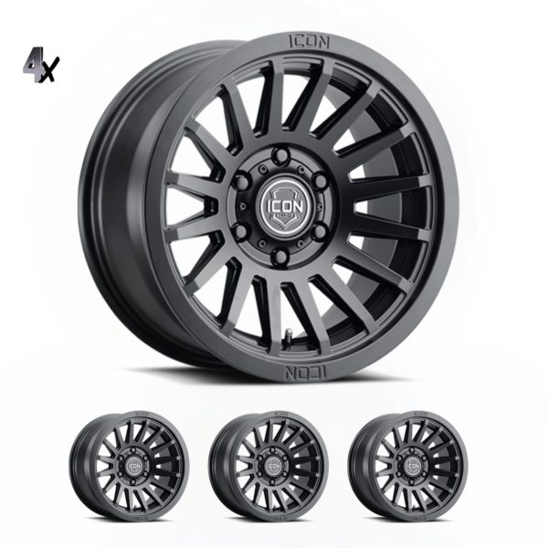 F-150 (17×8.5) 4x RECON SLX SATIN BLACK 6×135 +6 OFFSET