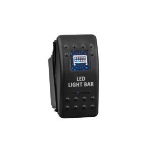 Rocker Switch for 4×4 LED Light Bar Back Lit Blue