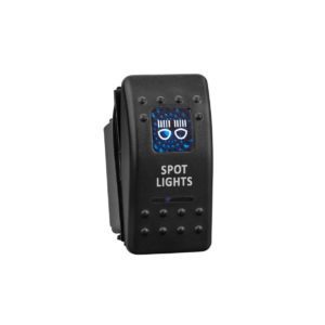 Rocker Switch for 4×4 Spot Lights Back Lit Blue
