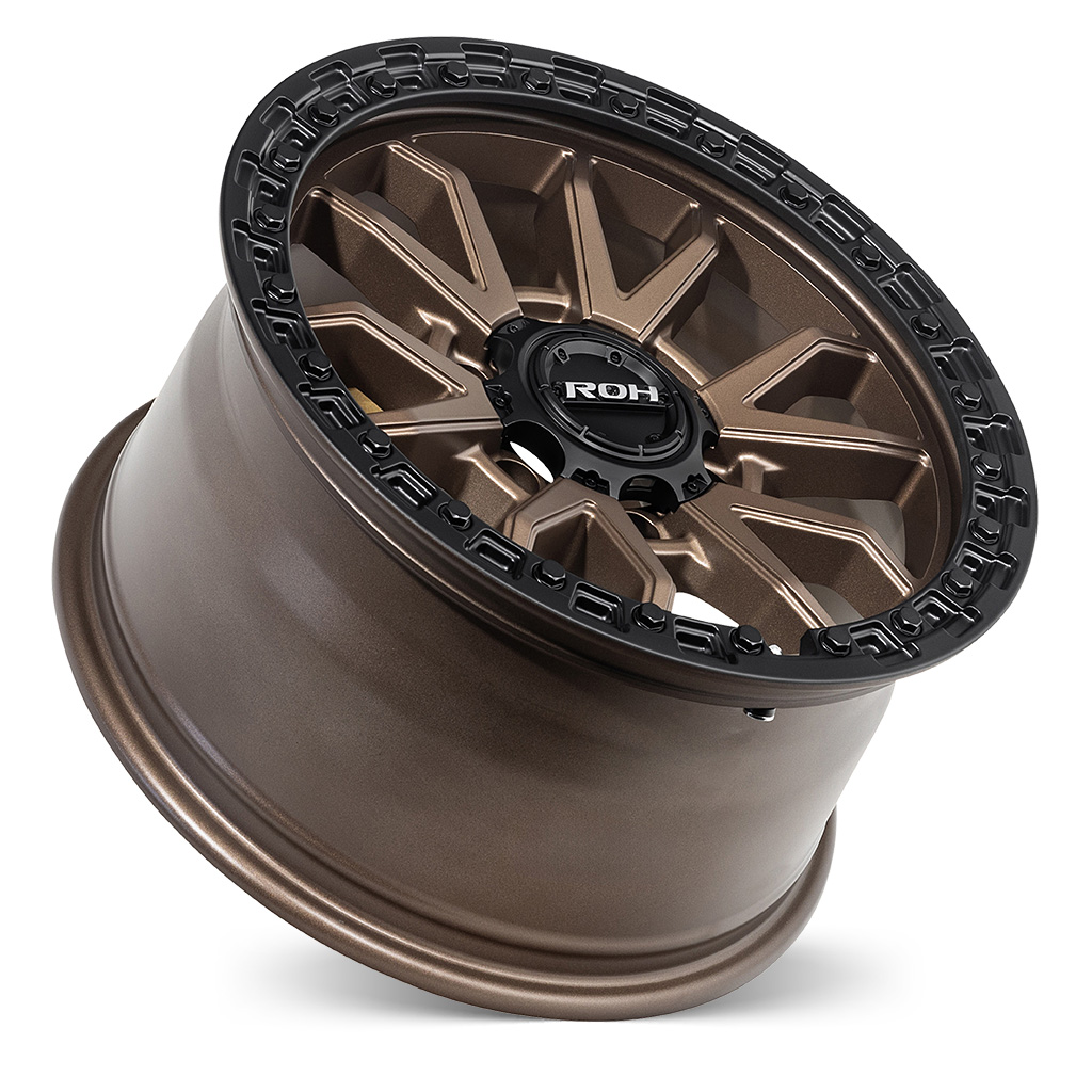 RANGER/EVEREST (17X9) RAID MATT BLACK BRONZE 4x ALLOY WHEELS (6/139) +35