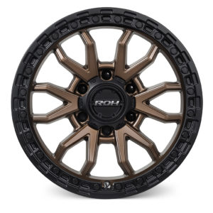 RANGER/EVEREST (17X9) RAID MATT BLACK BRONZE 4x ALLOY WHEELS (6/139) +35