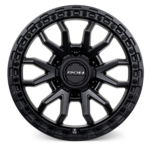 Prado 250 (17X9) RAID MATT BLACK GRAPHITE 4x ALLOY WHEELS (6/139) +35