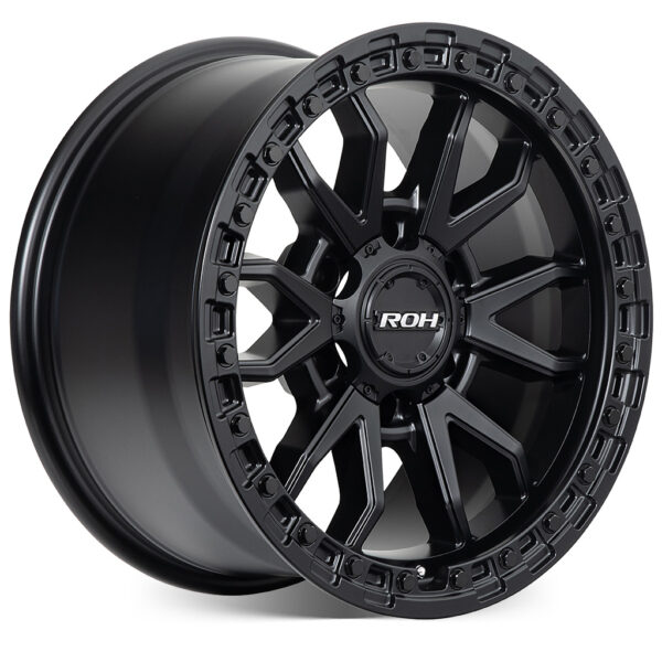 Prado 250 (17X9) RAID MATT BLACK GRAPHITE 4x ALLOY WHEELS (6/139) +35