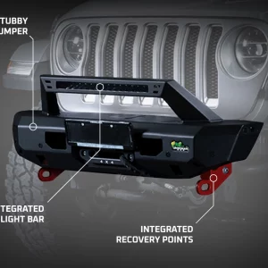WRANGLER JL 2018+/ GLADIATOR JT Raid Stubby Bumper