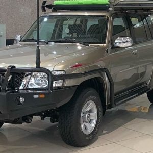 y61 PATROL GU 2005+ STEEL SIDE STEPS & RAILS