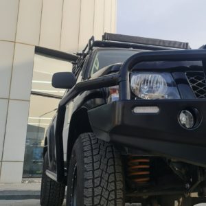 y61 PATROL GU 2005+ STEEL SIDE STEPS & RAILS