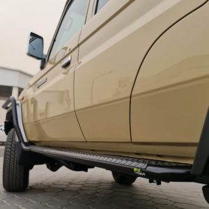 TOYOTA LC79 DUAL CAB SIDE STEPS & RAILS