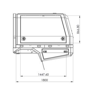 LC79 Double Cab TRAY & CANOPY