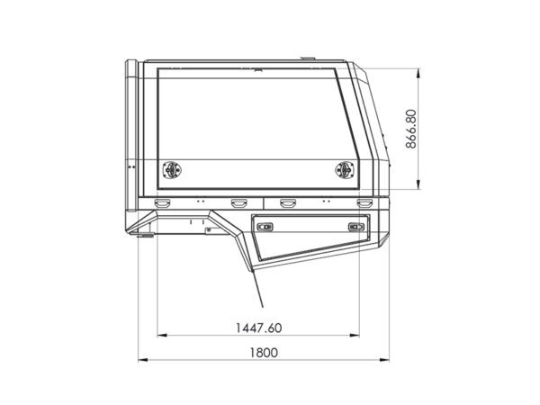 LC79 Double Cab TRAY & CANOPY