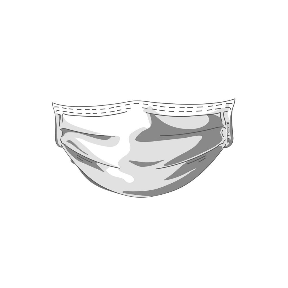 SMILEY MASK STICKER | 7″ Spare Cover STEDI