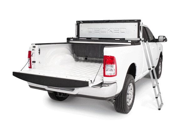 DECKED TOOL BOX WITH LADDER
