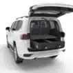 LC300 4WD INTERIORS HALF CARGO BARRIER - Image 3