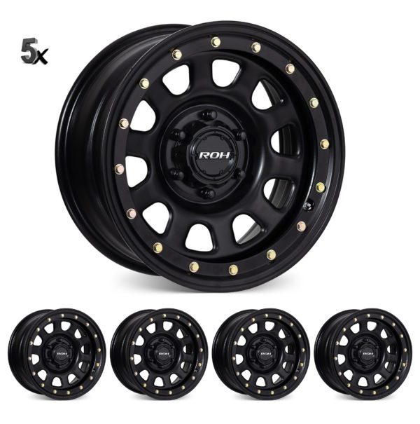 LC80 (17X8) 5x Trak D Locker Steel Wheels (6/139) -22 OFFSET