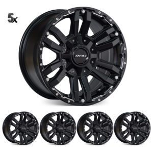 PRADO (17X9) 5x VAPOUR WHEELS (6/139) +12 OFFSET