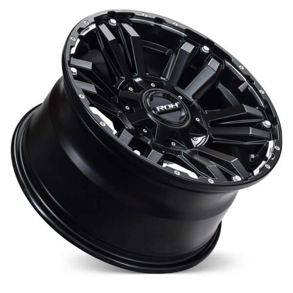 Prado 250 (18X9) 4x MATT BLACK VAPOUR WHEELS (6/139) +30 OFFSET
