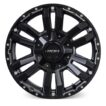 Prado 250 (18X9) 4x MATT BLACK VAPOUR WHEELS (6/139) +30 OFFSET - Image 4