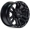 Prado 250 (18X9) 4x MATT BLACK VAPOUR WHEELS (6/139) +30 OFFSET - Image 5