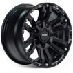 RANGER/EVEREST (17X9) 4x VAPOUR MATT BLACK WHEELS (6/139) +40 OFFSET - Image 4