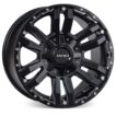 Prado 250 (18X9) 4x MATT BLACK VAPOUR WHEELS (6/139) +30 OFFSET - Image 6