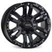 RANGER/EVEREST (17X9) 4x VAPOUR MATT BLACK WHEELS (6/139) +40 OFFSET - Image 5