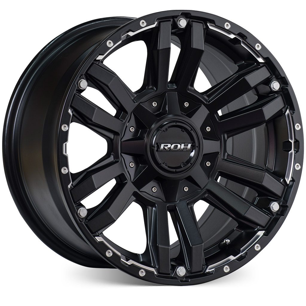 Y62 (18X9) 4x MATT BLACK VAPOUR WHEELS (6/139) +30 OFFSET