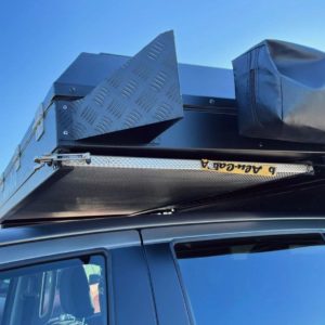 CANOPY CAMPER AND KHAYA TABLE SLIDE