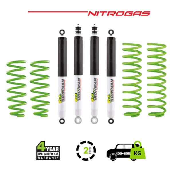 Y61 Nitrogas Suspension Kit – 400-800 Rear Heavy