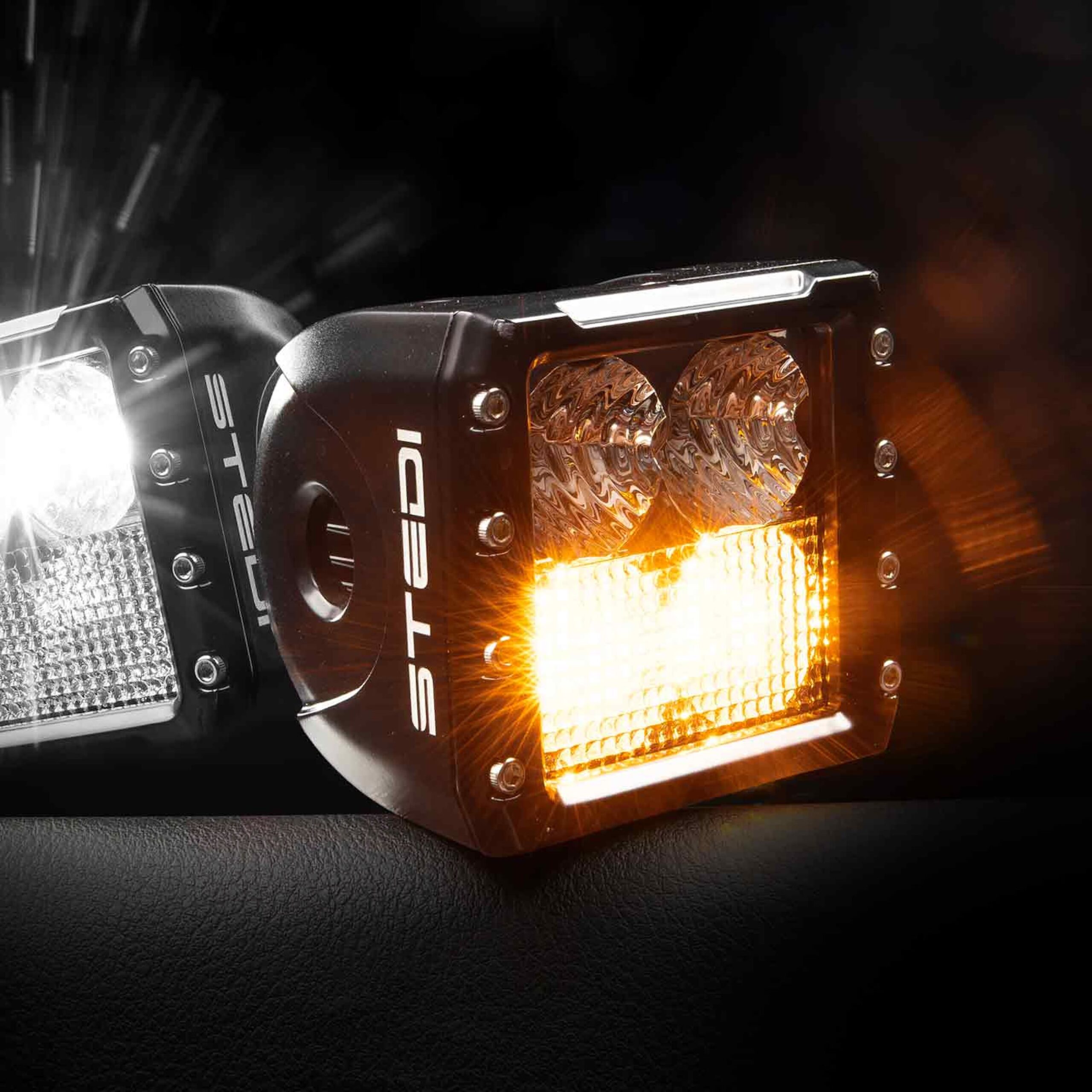 C4 Black Edition Dual Lens (White/Amber)