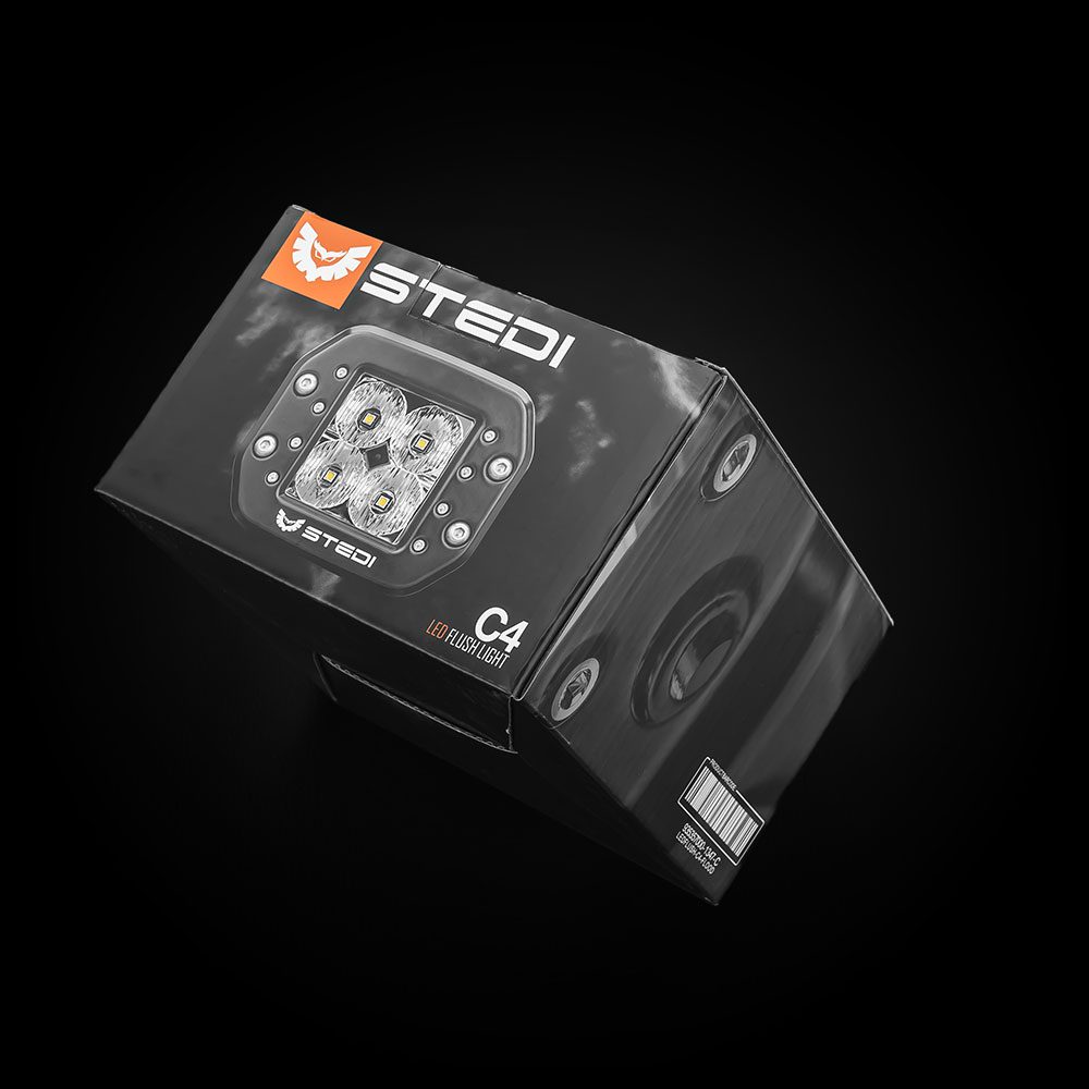 FLOOD – C-4 BLACK EDITION FLUSH MOUNT LED LIGHT